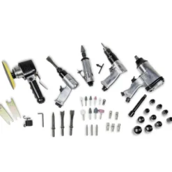 Drift-Air Kompressorpaket CT 5,5/580 med 5 tryckluftsmaskiner, 45 tillbehör samt 5 tryckluftsverktyg