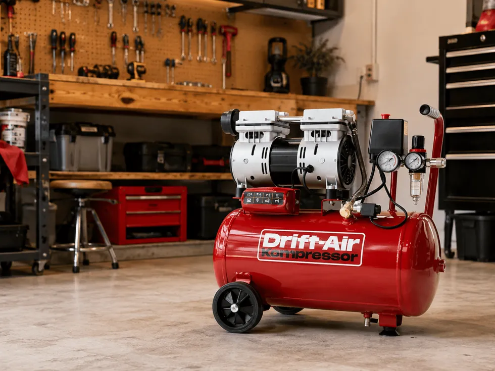 Drift-Air Kompressor SOF-750-24 tystgående oljefri 1-fas