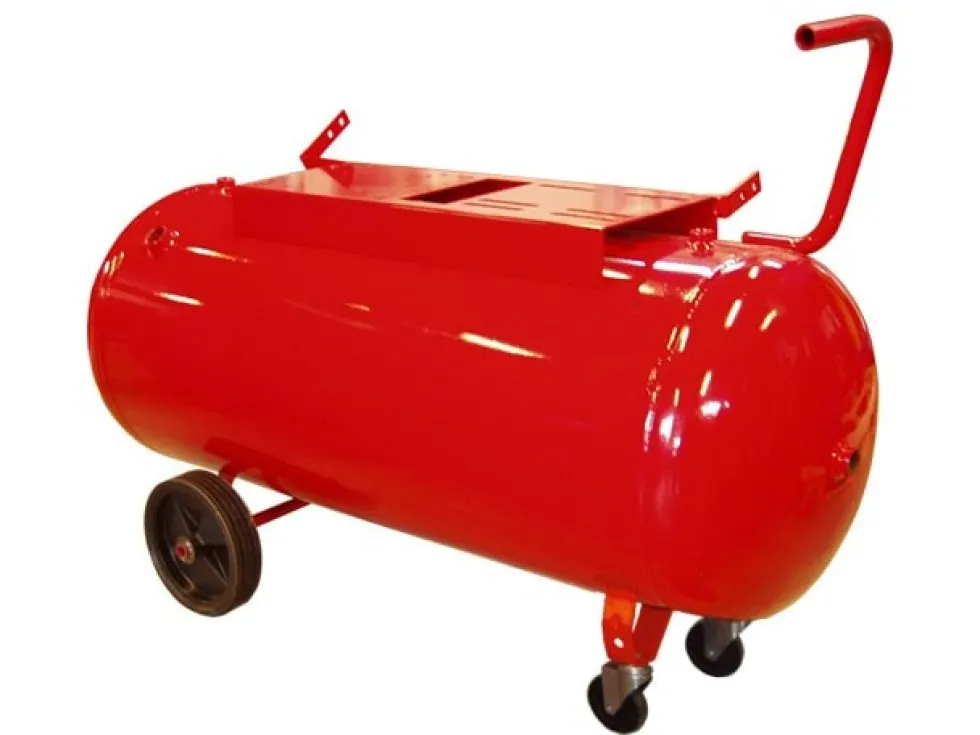Drift-Air Tryckluftstank horisontal med hjul 90 l/11 bar