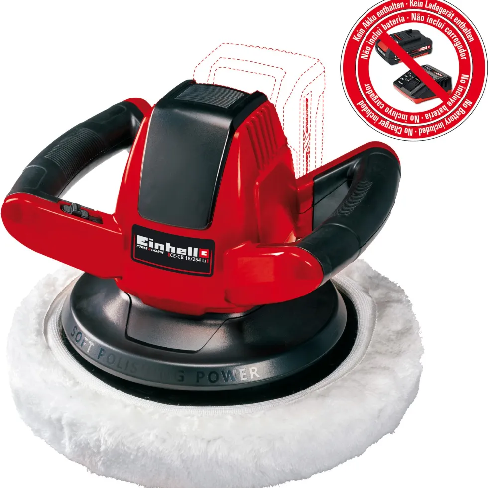 Einhell CE-CB 18/254 18 V Li-jon Solo Polermaskin