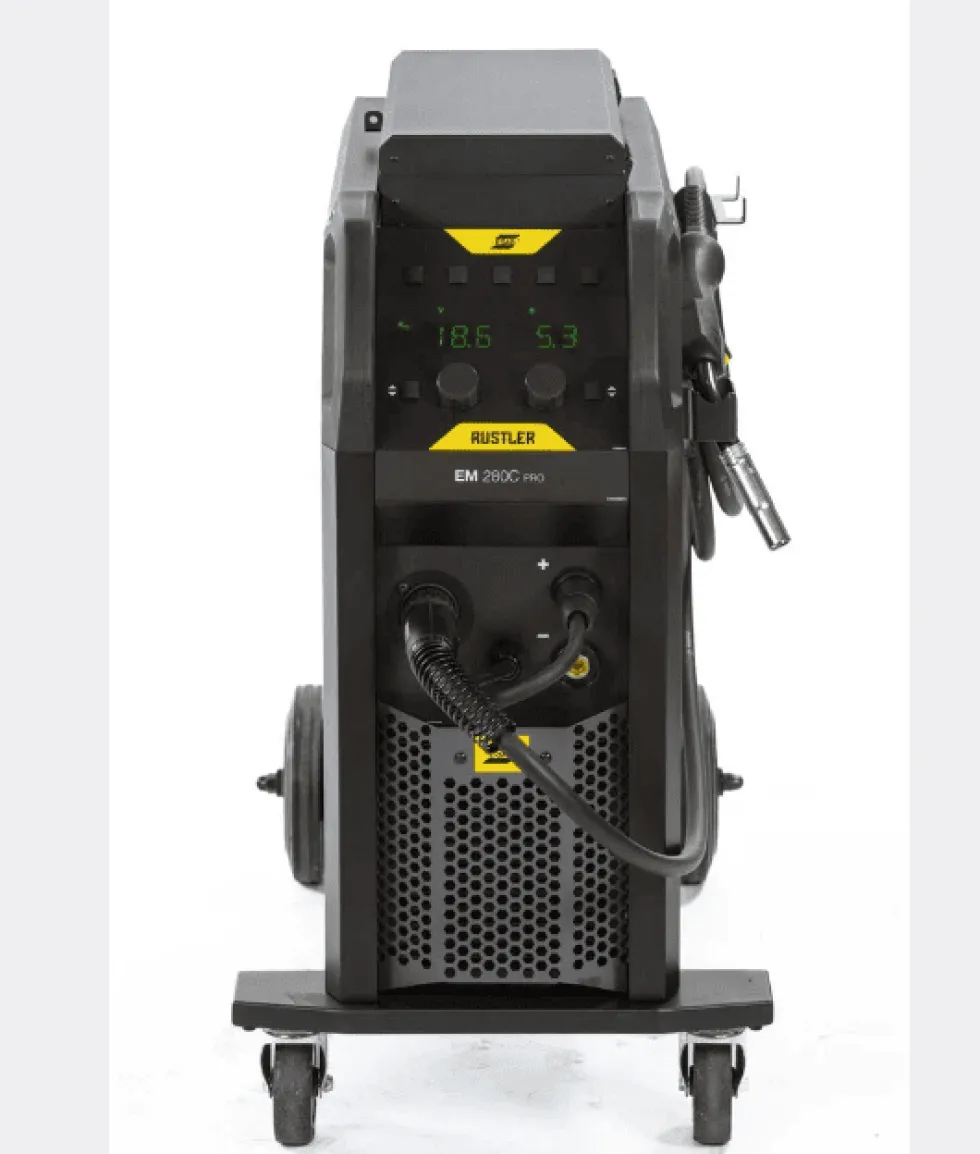 Esab Migsvets, inverter Rustler EM 280C PRO - Strömkälla