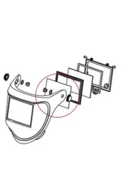 ESAB Skyddsglas utsida G40 & G50 10-pack