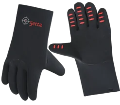 5etta Neoprenhandskar Black Glued