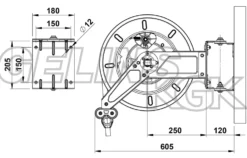 Faicom Slangvinda tryckluft 1/2'' 13x20mm 18bar