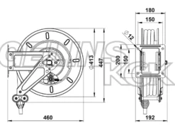 Faicom Slangvinda tryckluft 1/2'' 13x20mm 18bar
