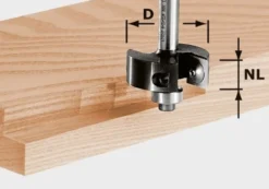 Festool Falsfräs med vändskär HW 38x12x8mm