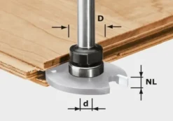 Festool Frässpindel 8mm 1,5-5 KL