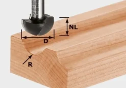Festool Hålkälsfräs HW 12mm