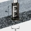 Festool Kantfräs med vändskär HW 21x30x12mm WM