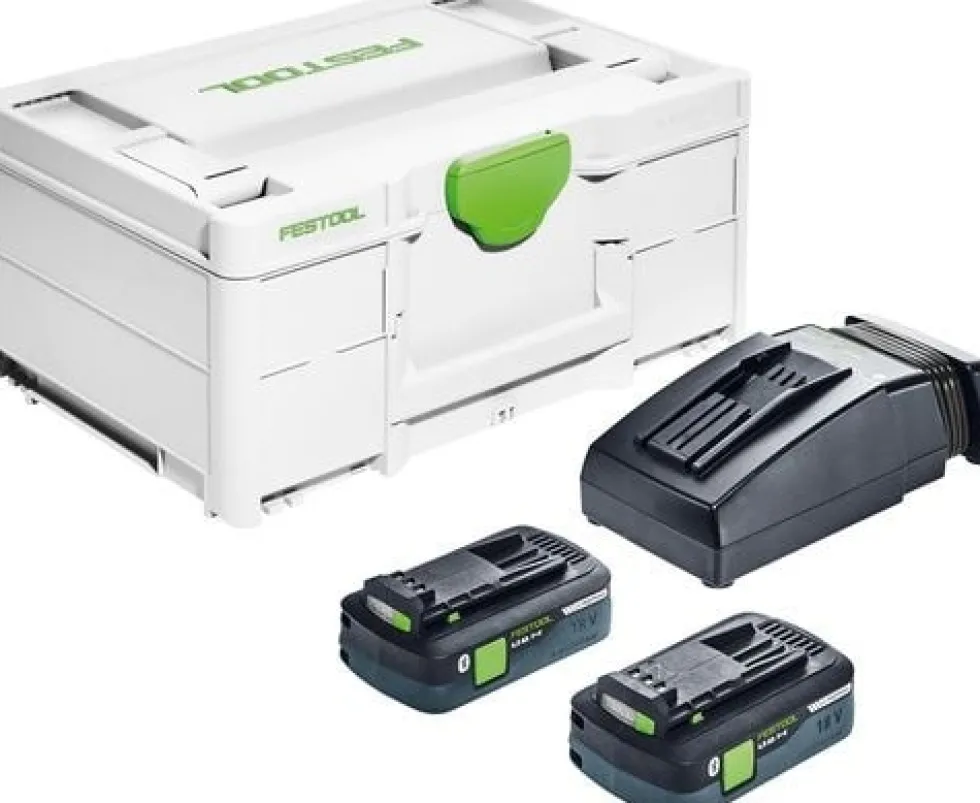 Festool Laddpaket SYS3 ENG 18V 2x4,0/TCL6