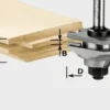 Festool Profil-fjäderfräs HW 46x20x8mm D12-FD
