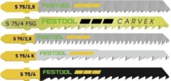 Festool Sticksågsblad i sats STS-Sort/25 W 25 delar