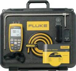 Fluke Luftflödesmätare, sats 1...80 m/s 0...99.999 m³/h 0...+50 °C