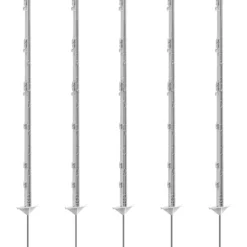 Foga Plaststolpe 125 cm vit 5-pack