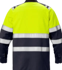 Fristads Skjorta Flam Kl 1 7051 ATS Varselgul/Marinblå 4XL
