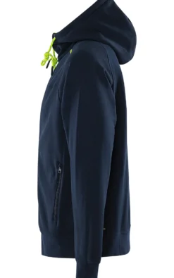 Fristads Sweatshirt-Jacka Med Huva 7550 GSM