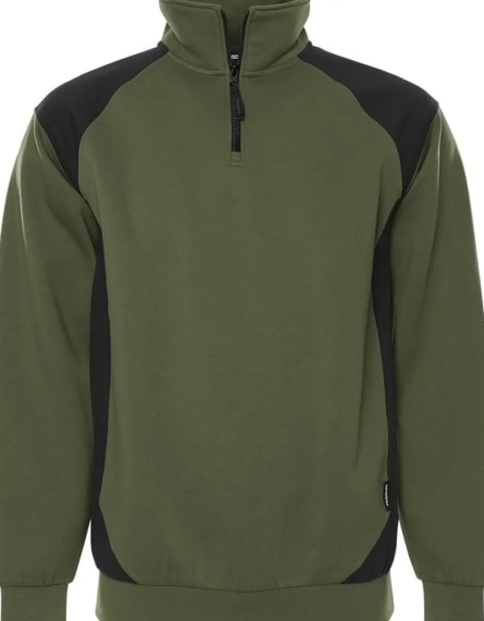 Fristads Sweatshirt Kort Zip 7048 GSM