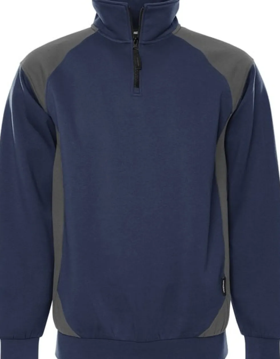 Fristads Sweatshirt Kort Zip 7048 GSM