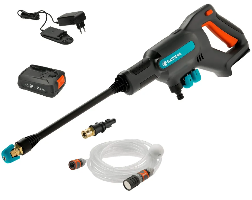 Gardena AquaClean 24/18V RtU Mellantryckstvätt Set