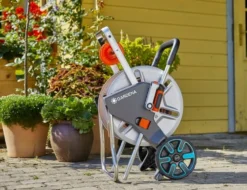 Gardena AquaRoll M Easy Metall 25m Slangvinda