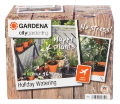 Gardena City Gardening Semesterbevattning 36 krukor