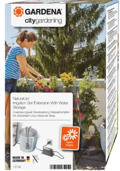 Gardena NatureUp! Utökat bevattningsset - vattenbehållare och pump