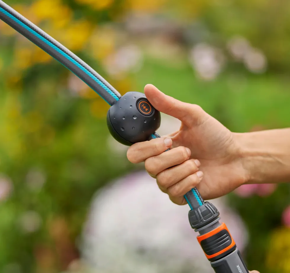 Gardena PowerRoll XL 35m Turkos Batteridriven Väggslangbox