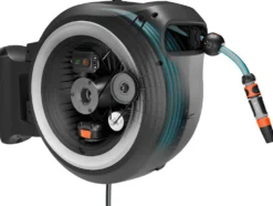 Gardena PowerRoll XL 35m Vit Batteridriven Väggslangbox