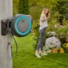 Gardena PowerRoll XXL 40m Turkos Batteridriven Väggslangbox