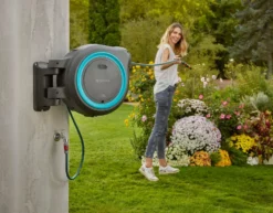 Gardena PowerRoll XXL 40m Turkos Batteridriven Väggslangbox