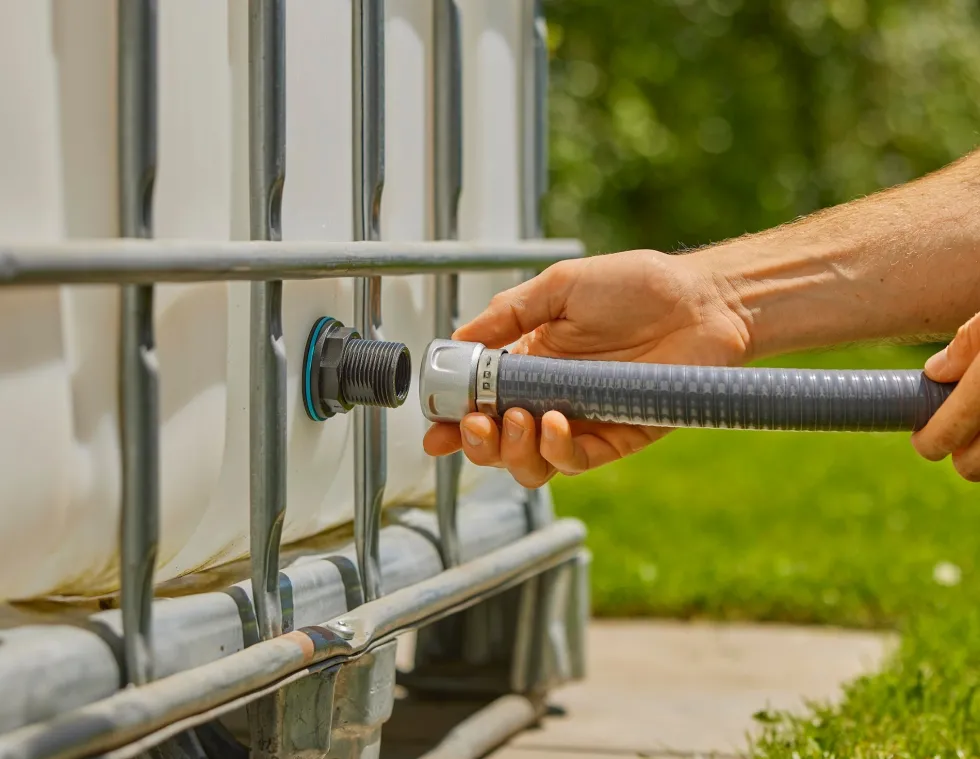 Gardena Regntunneanslutning Plug IN G1"/G3/4"