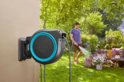 Gardena RollUp M/L Väggslangbox 25m Turkos