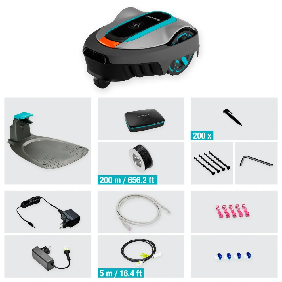 Gardena Smart SILENO City 600 Lona Robotgräsklippare