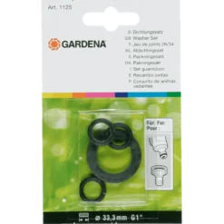 Gardena 3 st O-ring och 1 st 3/4'' flat