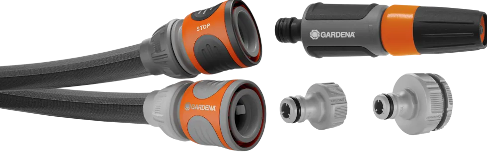 Gardena Textilslang Liano™ Life 20m 1/2" set med strålmunstycke