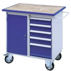 GBP Arbetsbänk mobil med 5 lådor 955X600X925mm