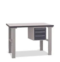 GBP Arbetsbänk 1200x800mm med hurts & 3 lådor, 40mm laminatskiva