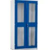 GBP Verkstadsskåp med plexiglasdörrar 1020x540x2000mm samt kodlås