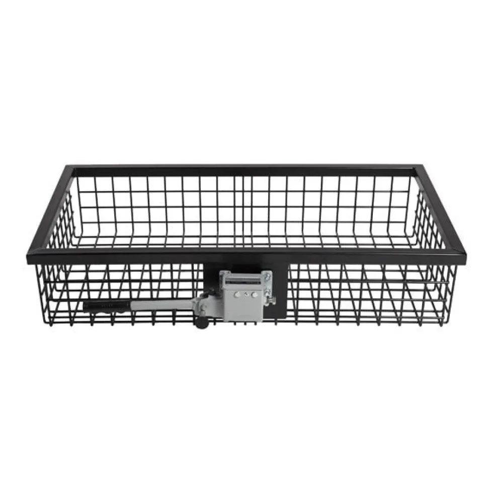 Gehetec Transportkorg Standard, extra djup, Varmförzinkad och pulverlackerad svart.