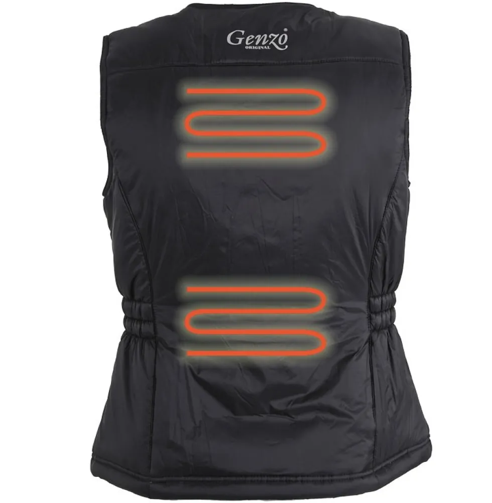 Genzo Arctic Original Värmeväst Dam Svart