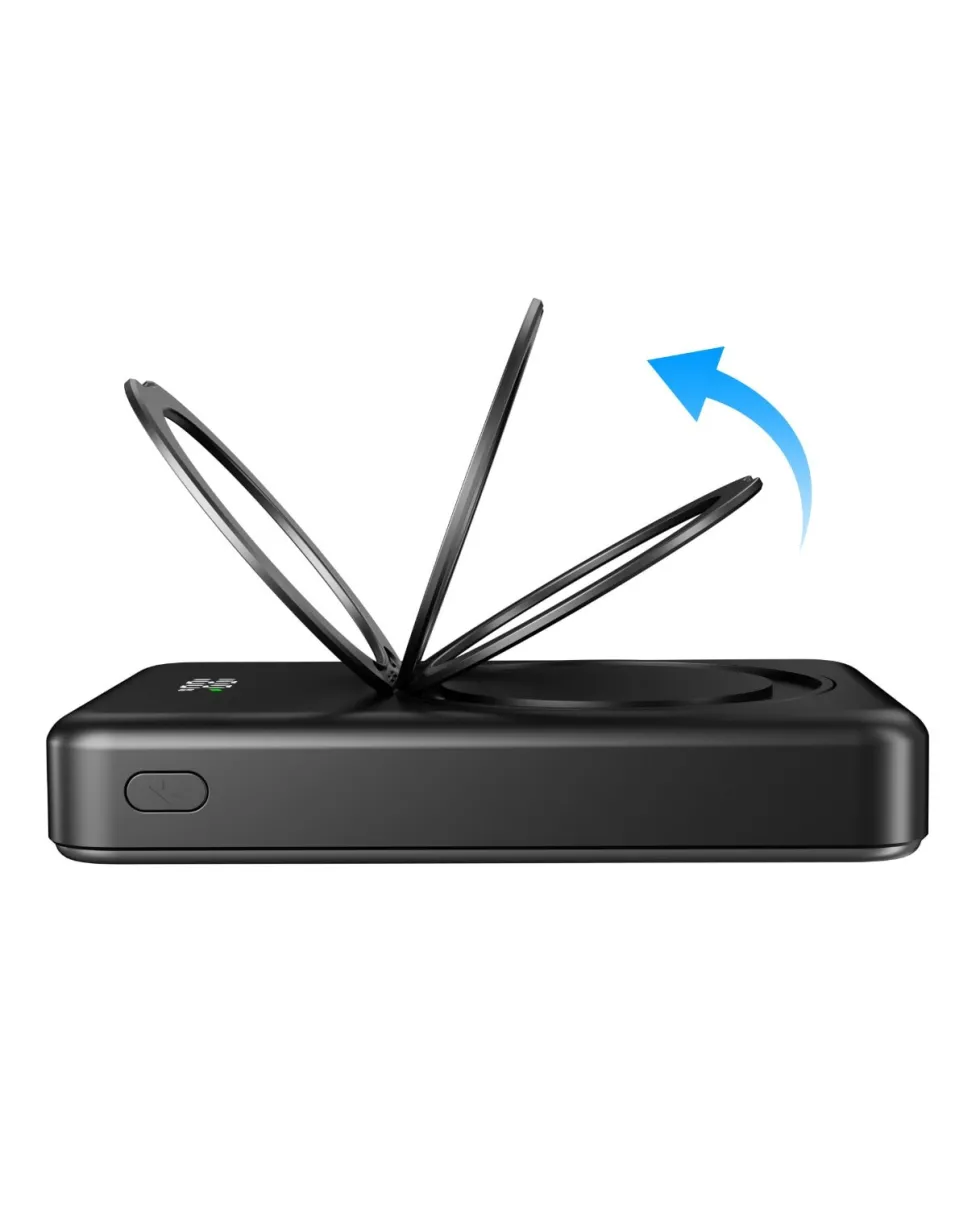 Genzo Powerbank P10i - Magnetisk, 3-i-1, 10000mAh
