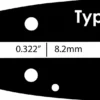 Grimsholm 14" 3/8" 1.3mm Premium Cut Motorsågssvärd