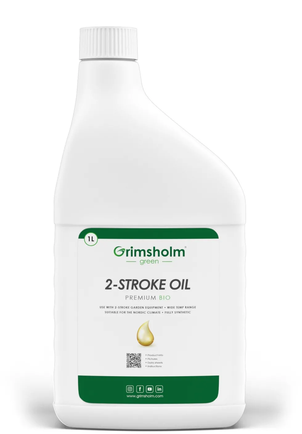 Grimsholm Premium Bio 2-taktsolja 1 L