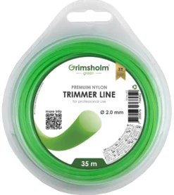 Grimsholm Trimmertråd Rund Green 2,0mm 35m