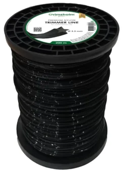 Grimsholm Trimmertråd Stjärna Svart 3,3mm 200m