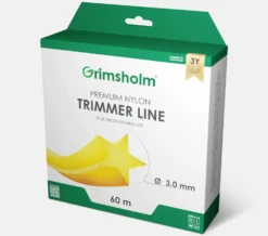 Grimsholm Trimmertråd Stjärna Gul 3,0mm 60m