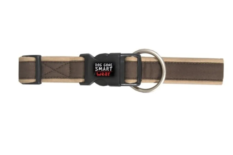 Halsband NANO Brun/Khaki 19/40-55 cm