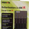 Hawk Batteriladdare i4 för 18650 litium batterier