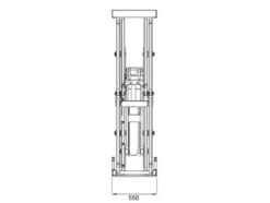 Hawk Billyft 3200 kg, saxlyft