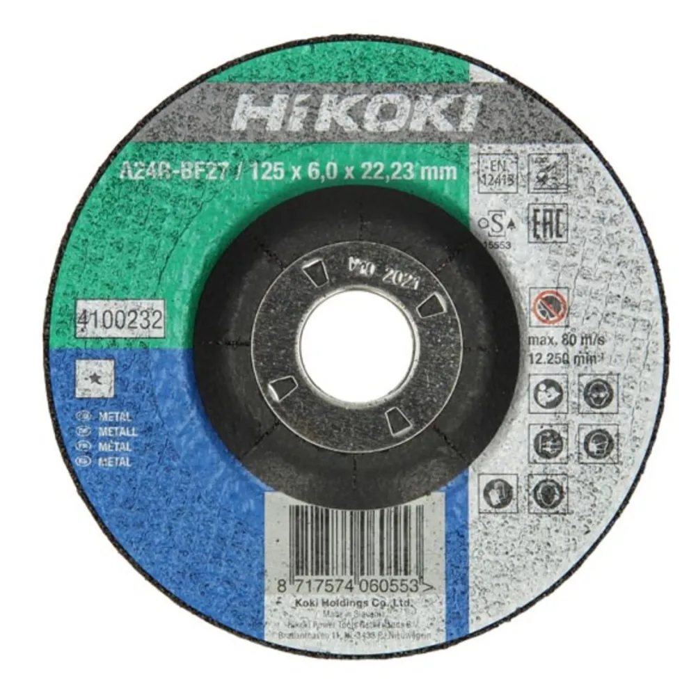 Hikoki Slipskiva Metall 230X6,0 1S Dpc